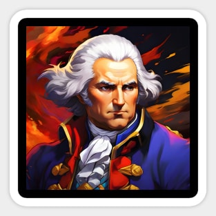 George Washington (stylized illustration) Sticker